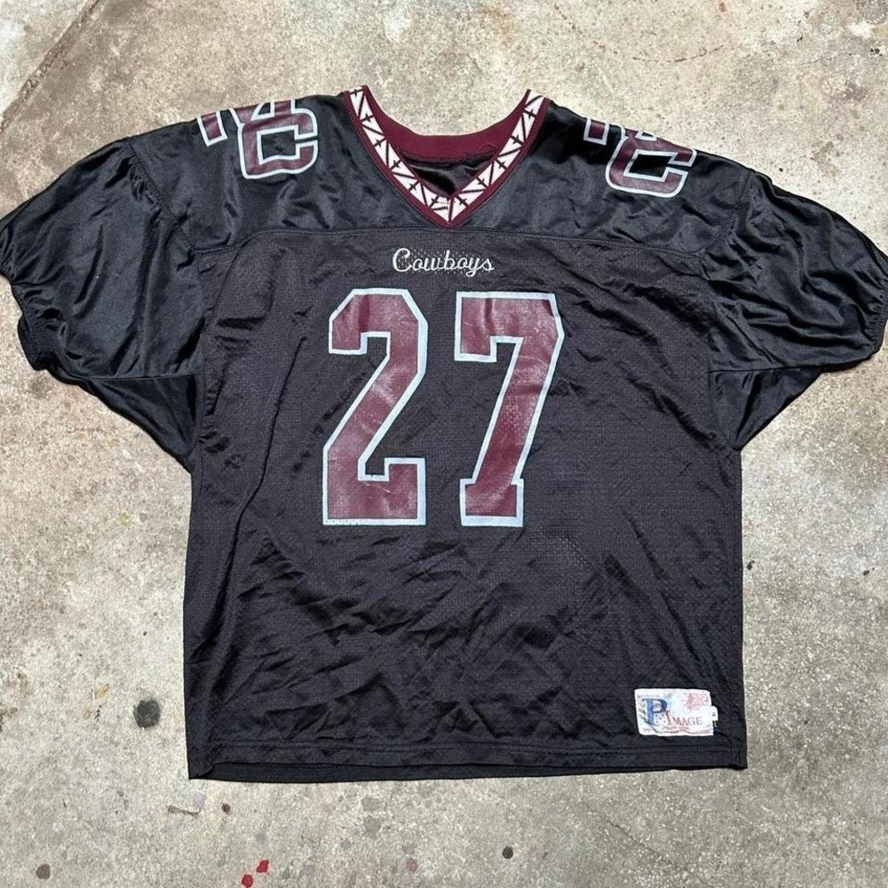 Vintage Pro Image black &‎ maroon Dallas Cowboys jersey Size XL